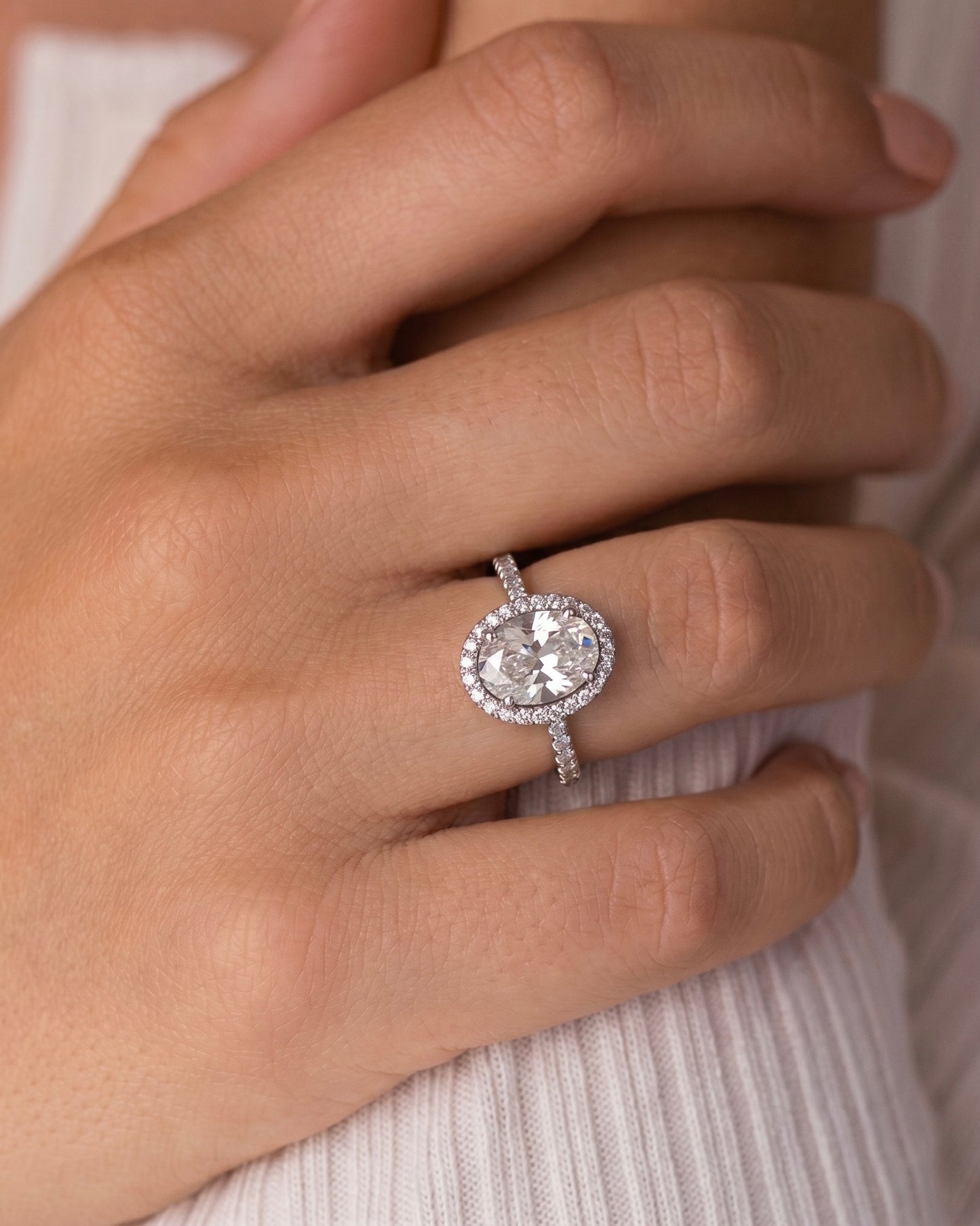 Moonlight Zircon Promise Ring