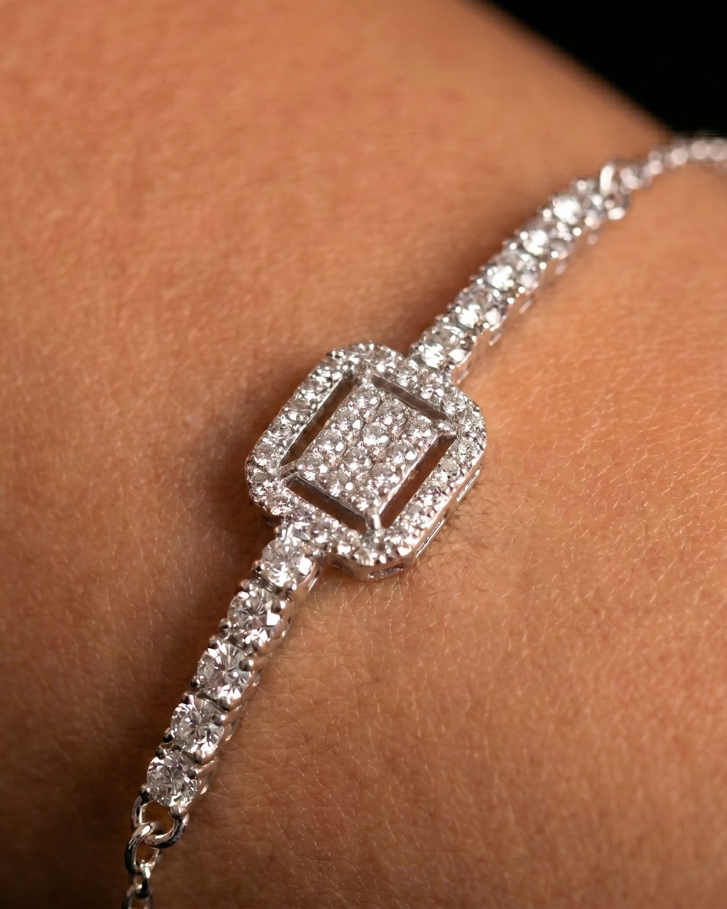 A Statement Squared Bracelet