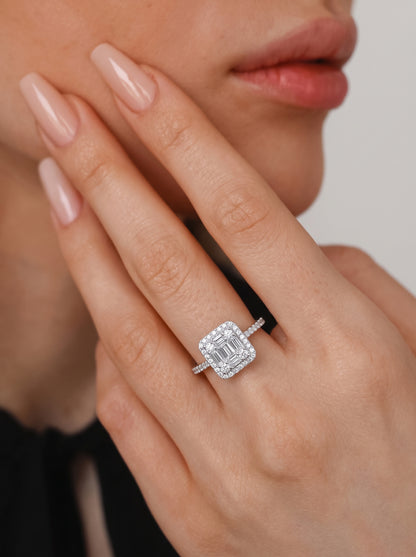 Squared Crown Ring