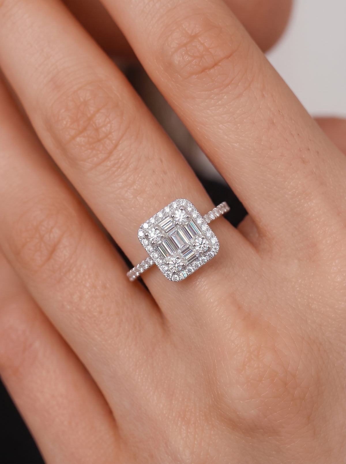 Squared Crown Ring