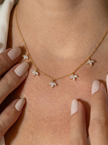 Butterflies Choker Gold Plated