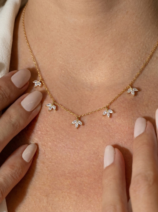 Butterflies Choker Gold Plated