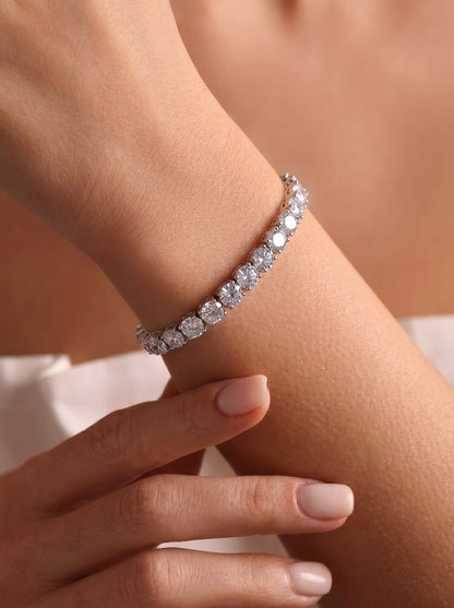 Silver Tennis Bracelet 4mm