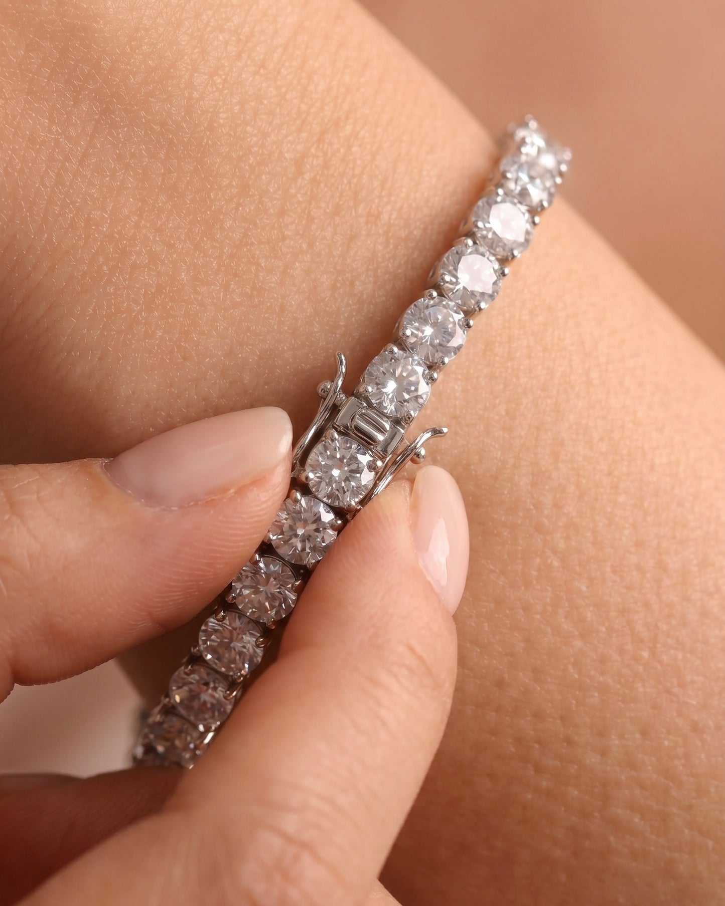 Silver Tennis Bracelet 4mm