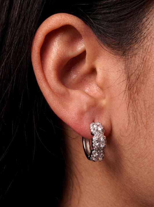 Zircon Solitaire Earrings