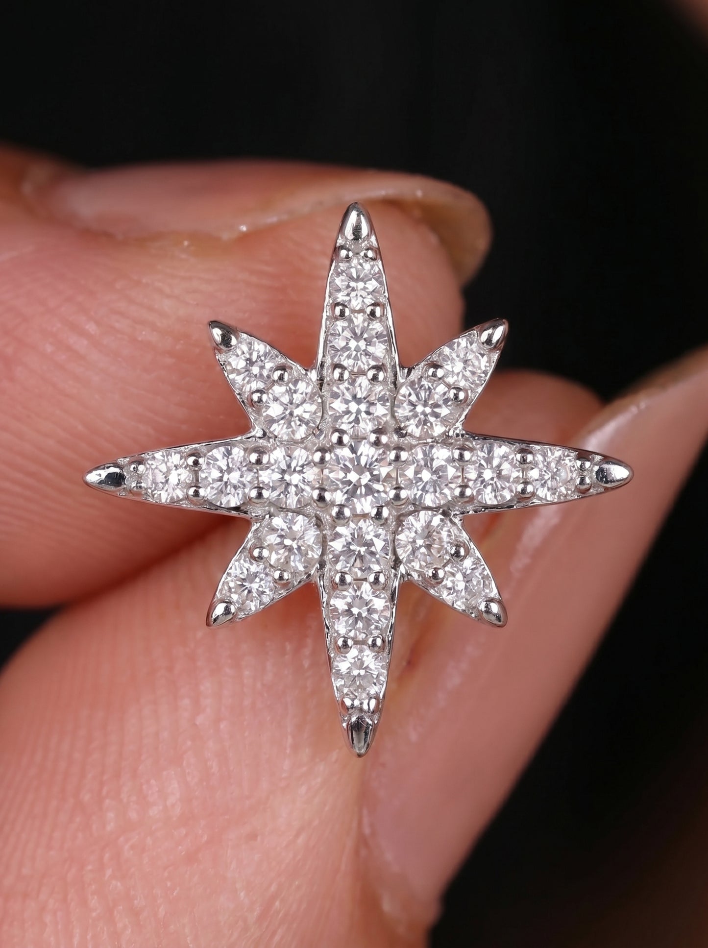 Lady Star Zircon Earrings