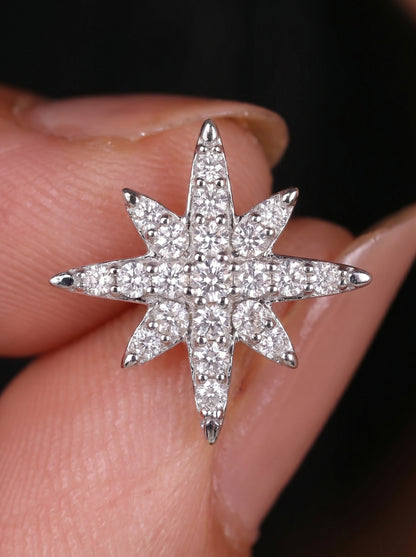 Lady Star Zircon Earrings