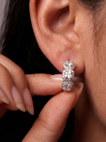 Zircon Solitaire Earrings