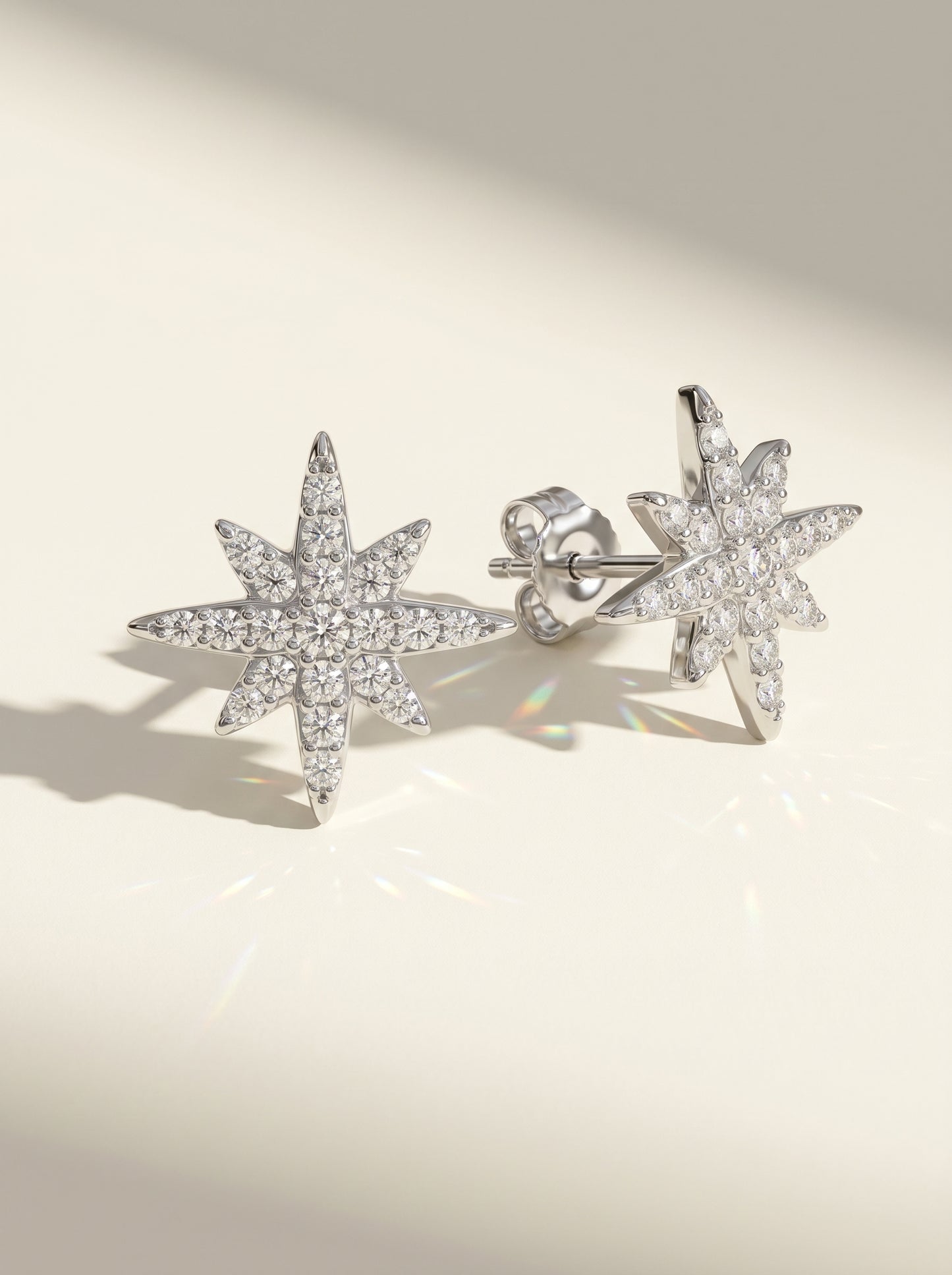 Lady Star Zircon Earrings