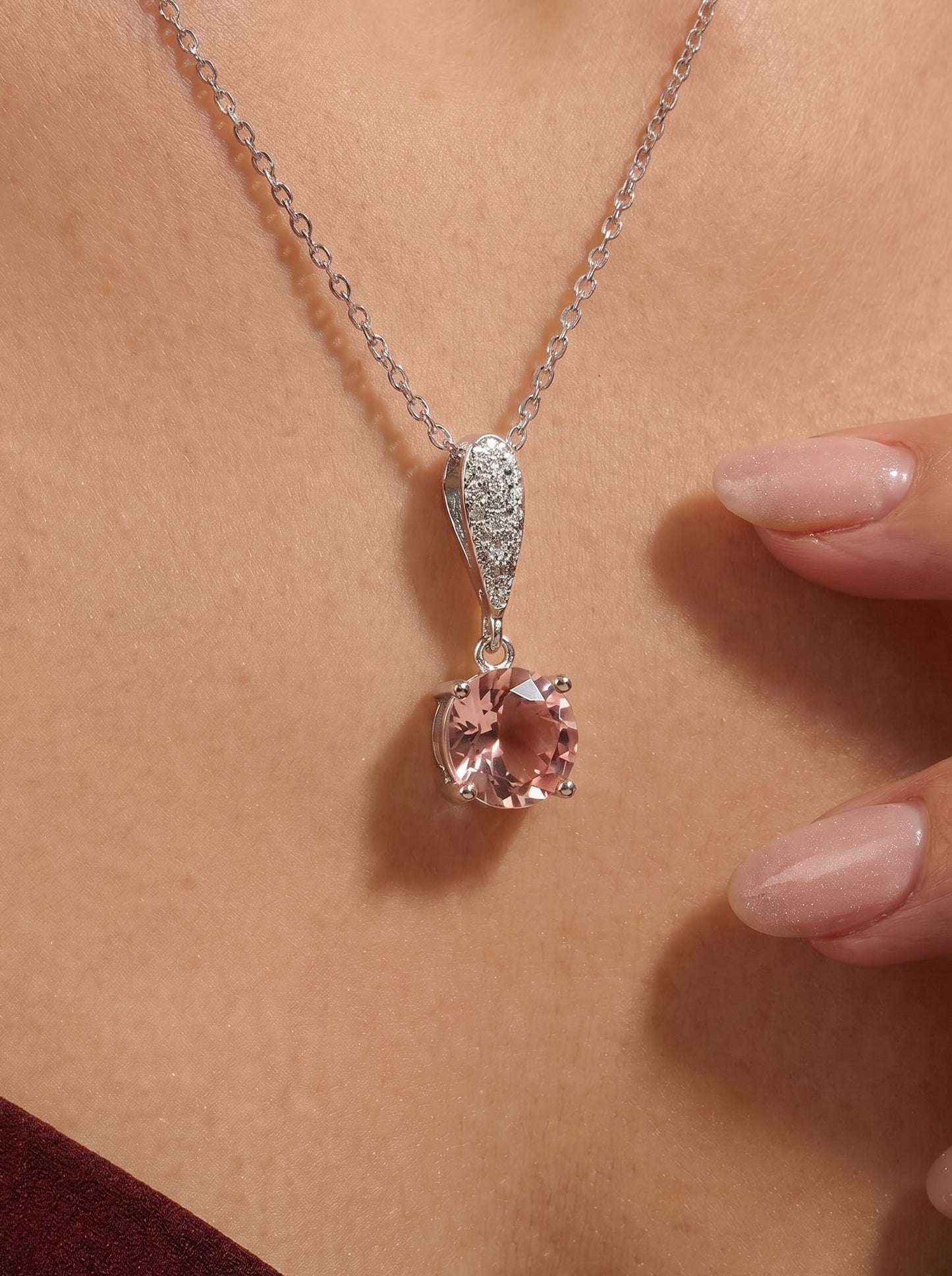 Eternity Pink Necklace