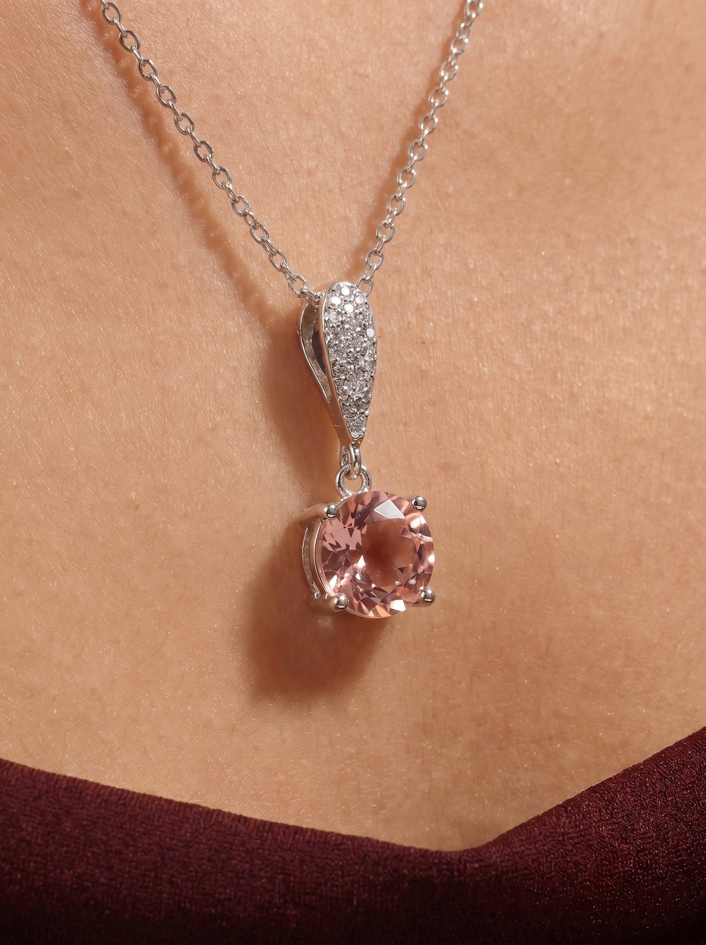 Eternity Pink Necklace