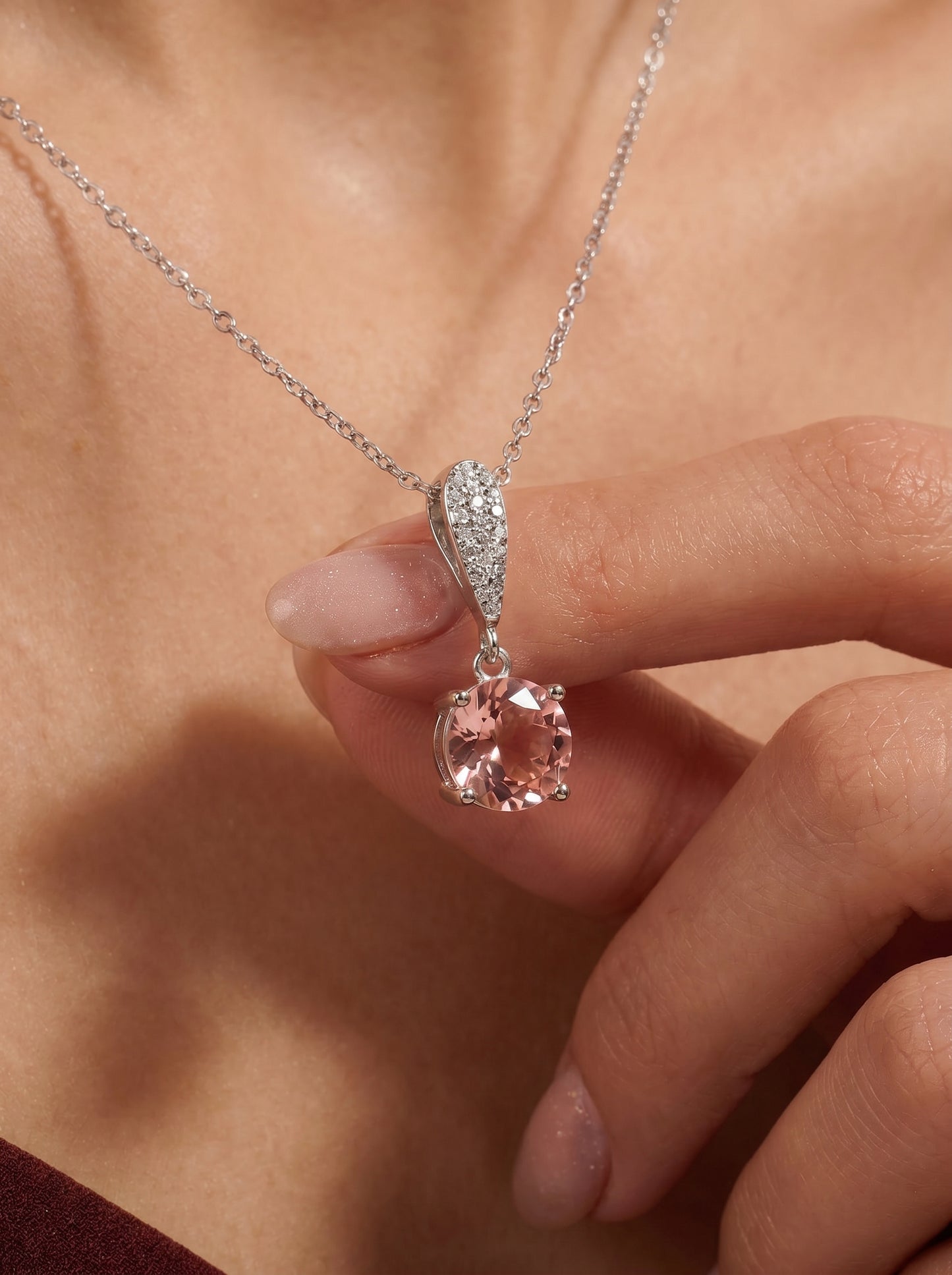 Eternity Pink Necklace