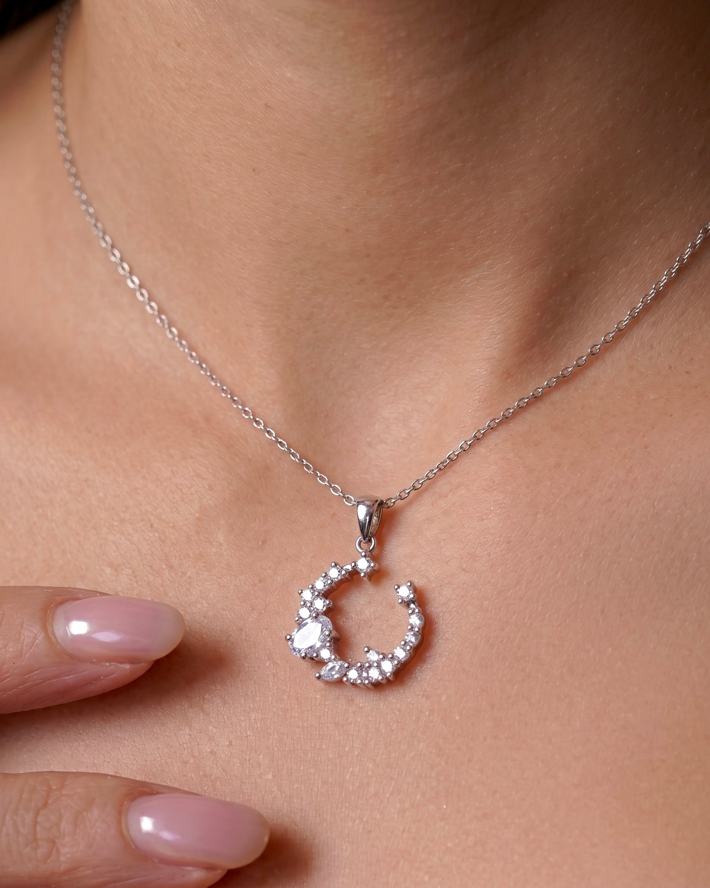 Moonlight Zircon Necklace