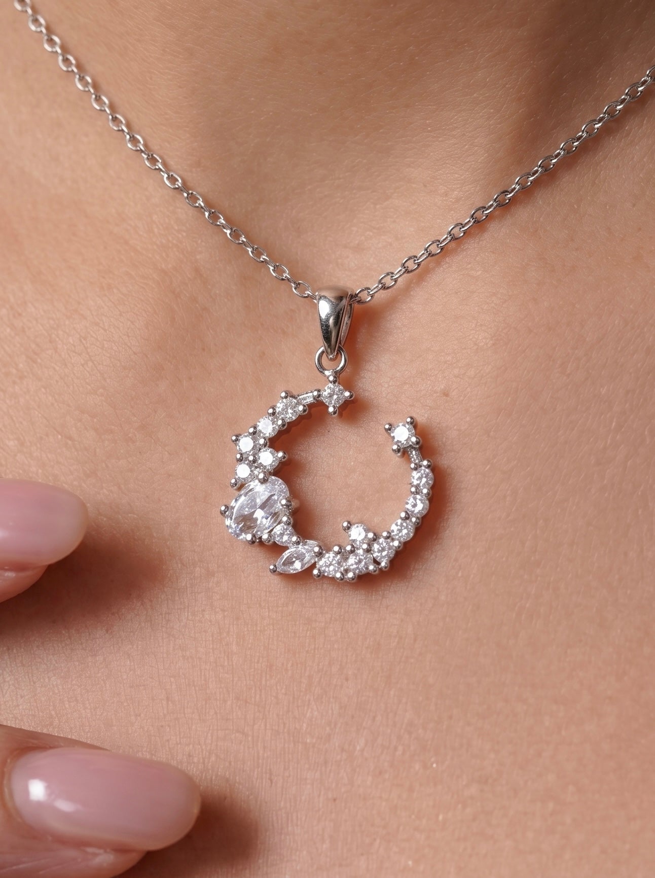 Moonlight Zircon Necklace