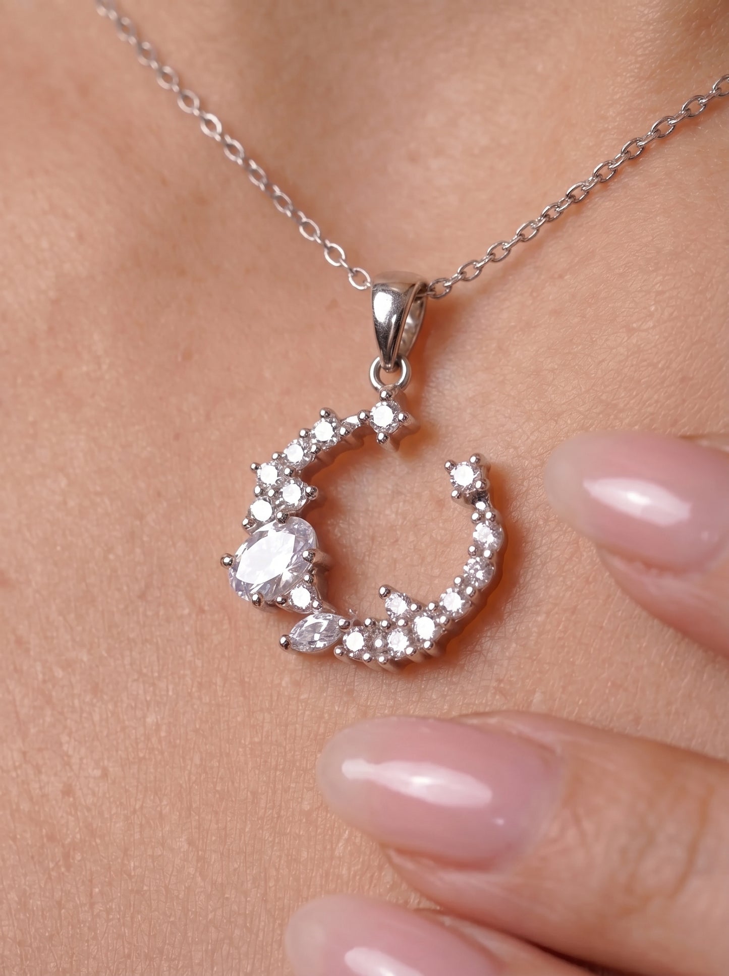 Moonlight Zircon Necklace
