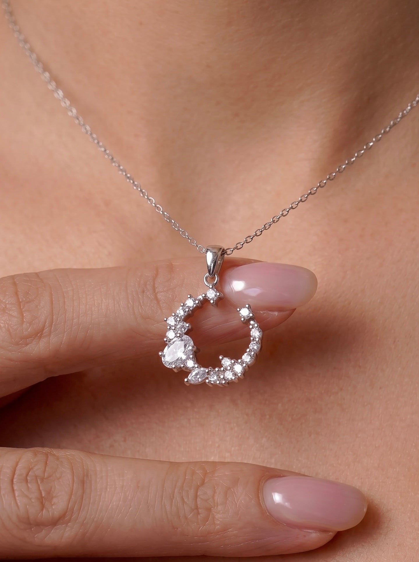 Moonlight Zircon Necklace