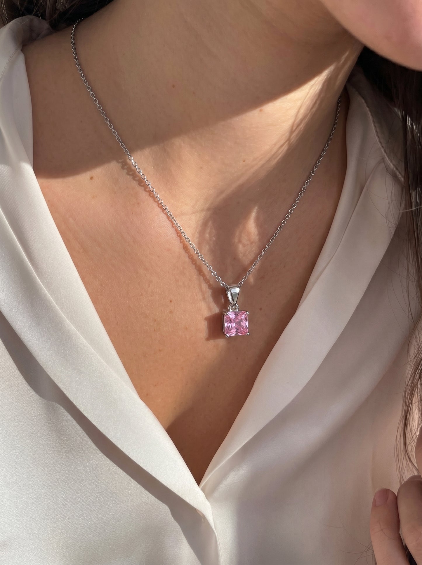 Barbie Pink Stone Necklace