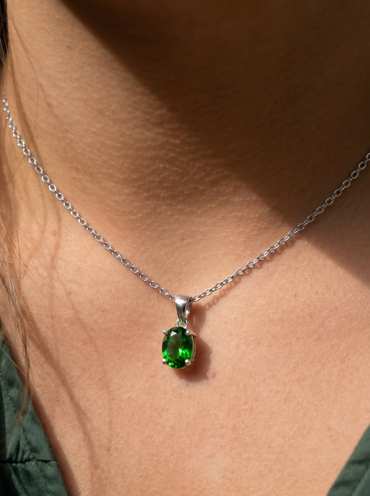 Green Drop Necklace
