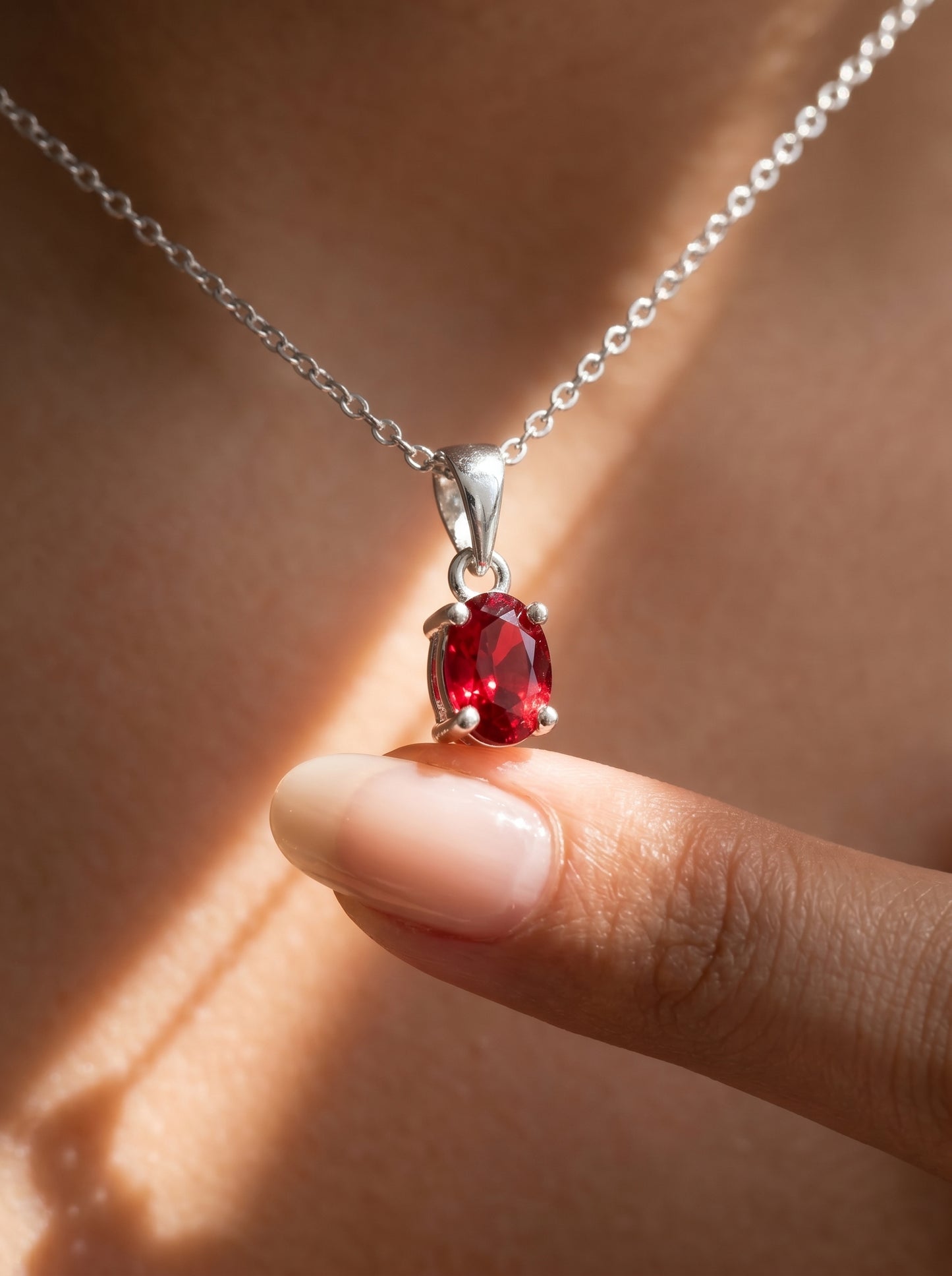 Red Stone Necklace