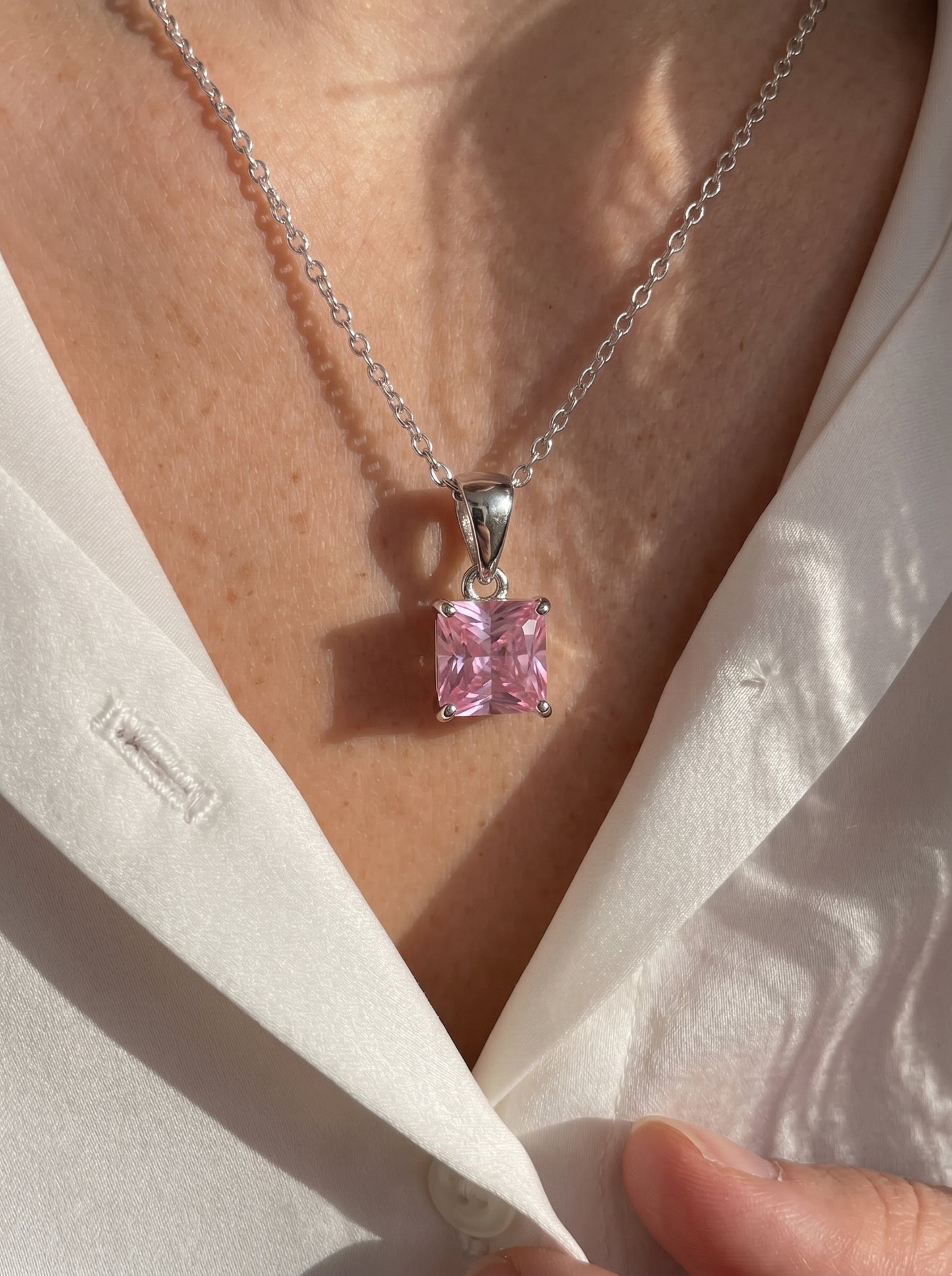 Barbie Pink Stone Necklace