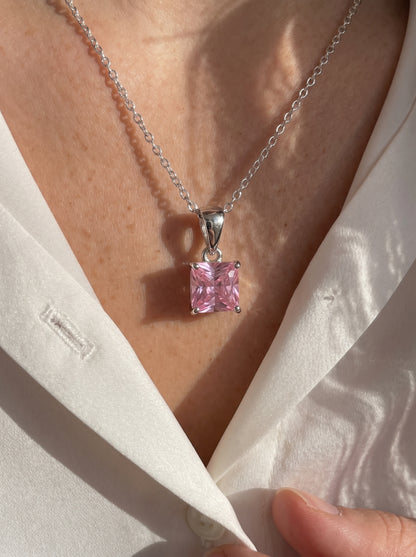 Barbie Pink Stone Necklace