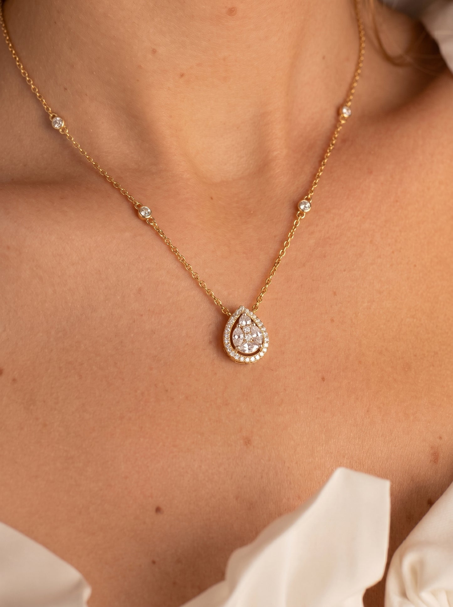 Swan Lake Gold Plated Necklace