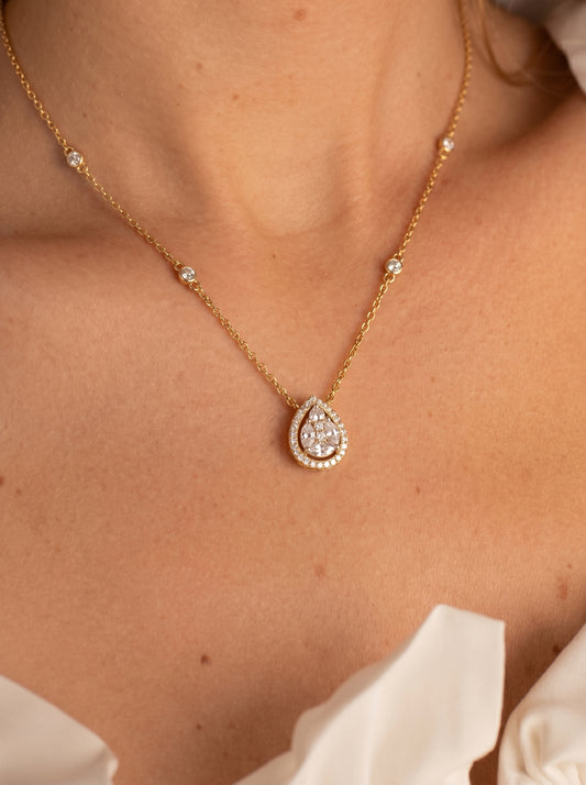 Swan Lake Gold Plated Necklace