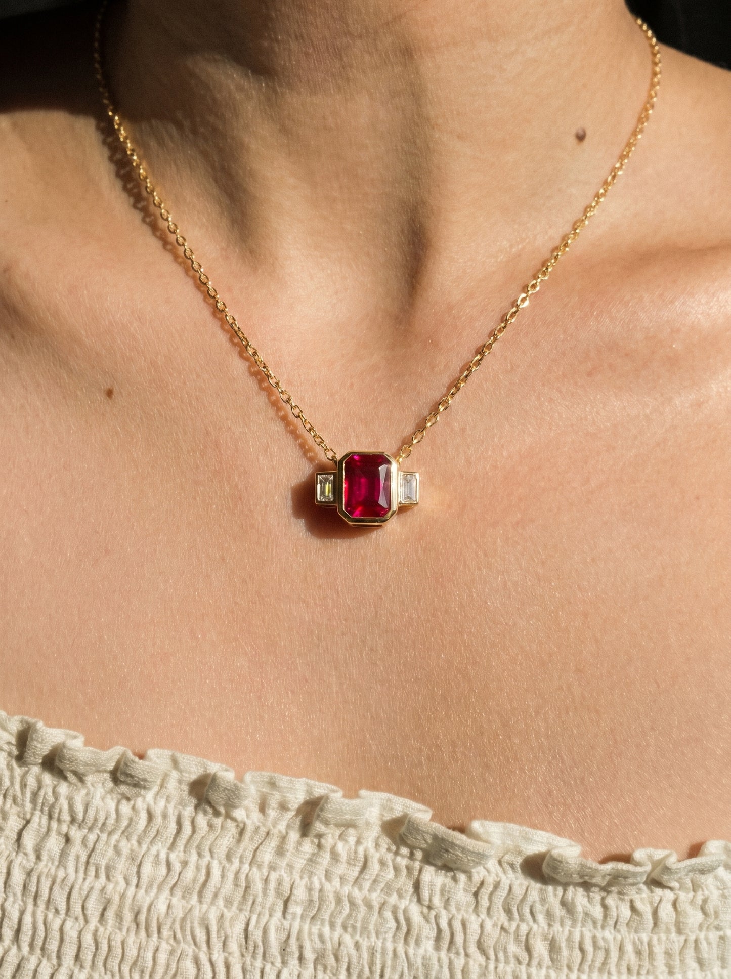 Ruby Essence Necklace