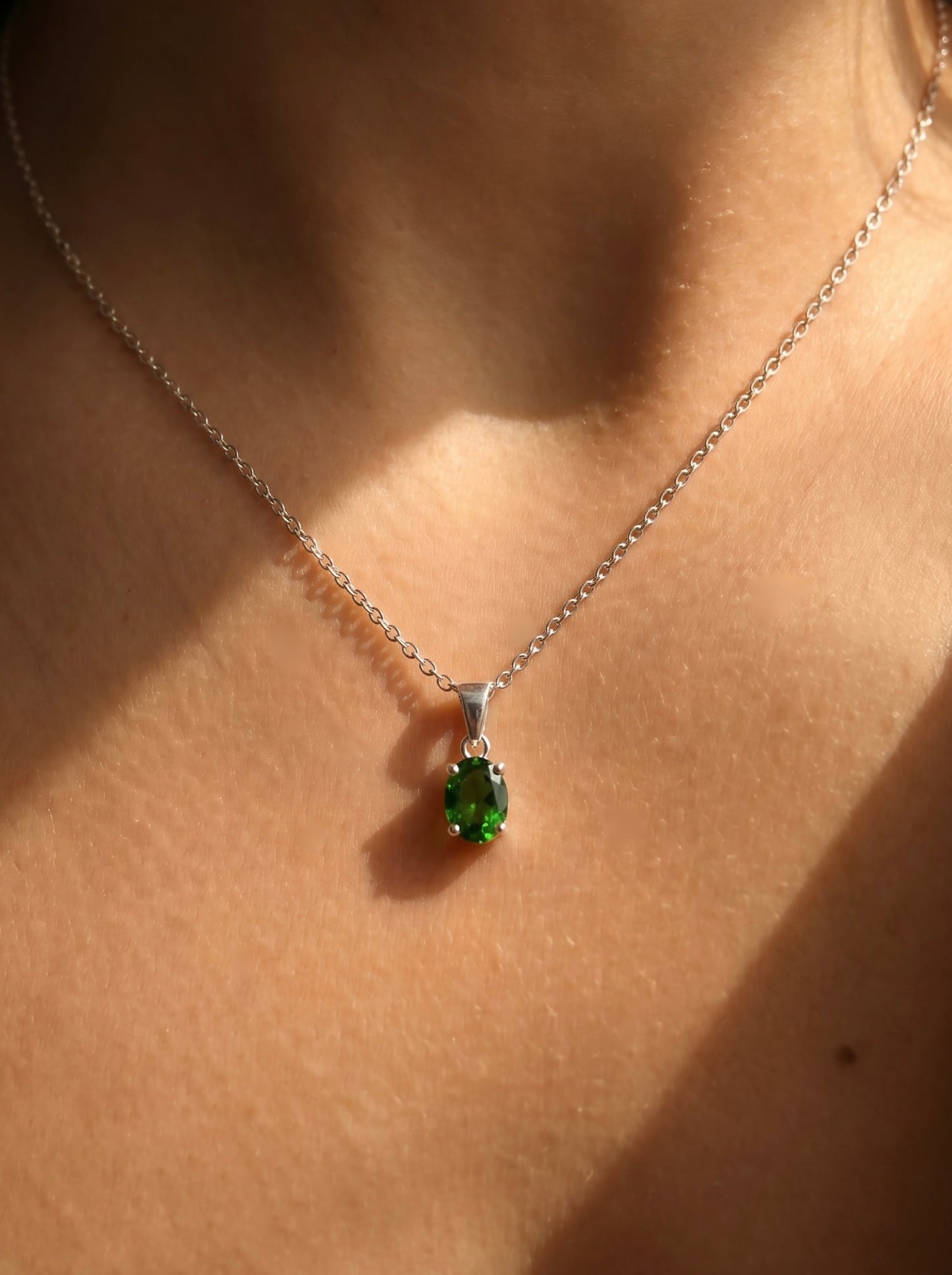 Green Drop Necklace