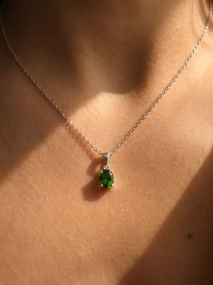 Green Drop Necklace