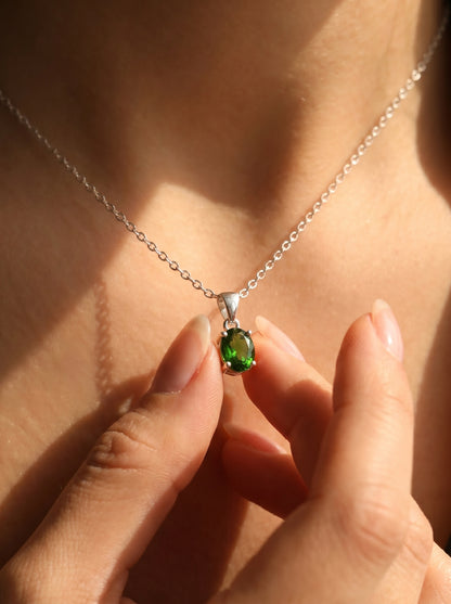 Green Drop Necklace