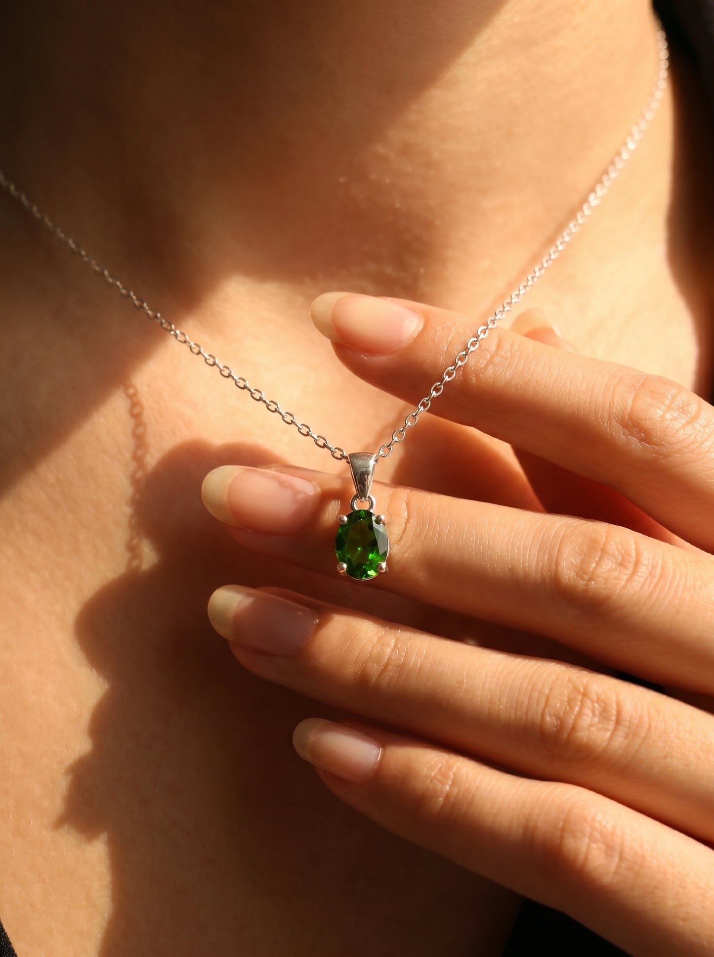 Green Drop Necklace