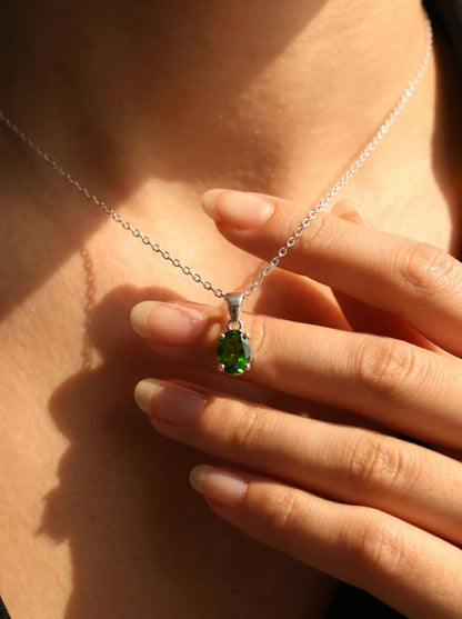Green Drop Necklace