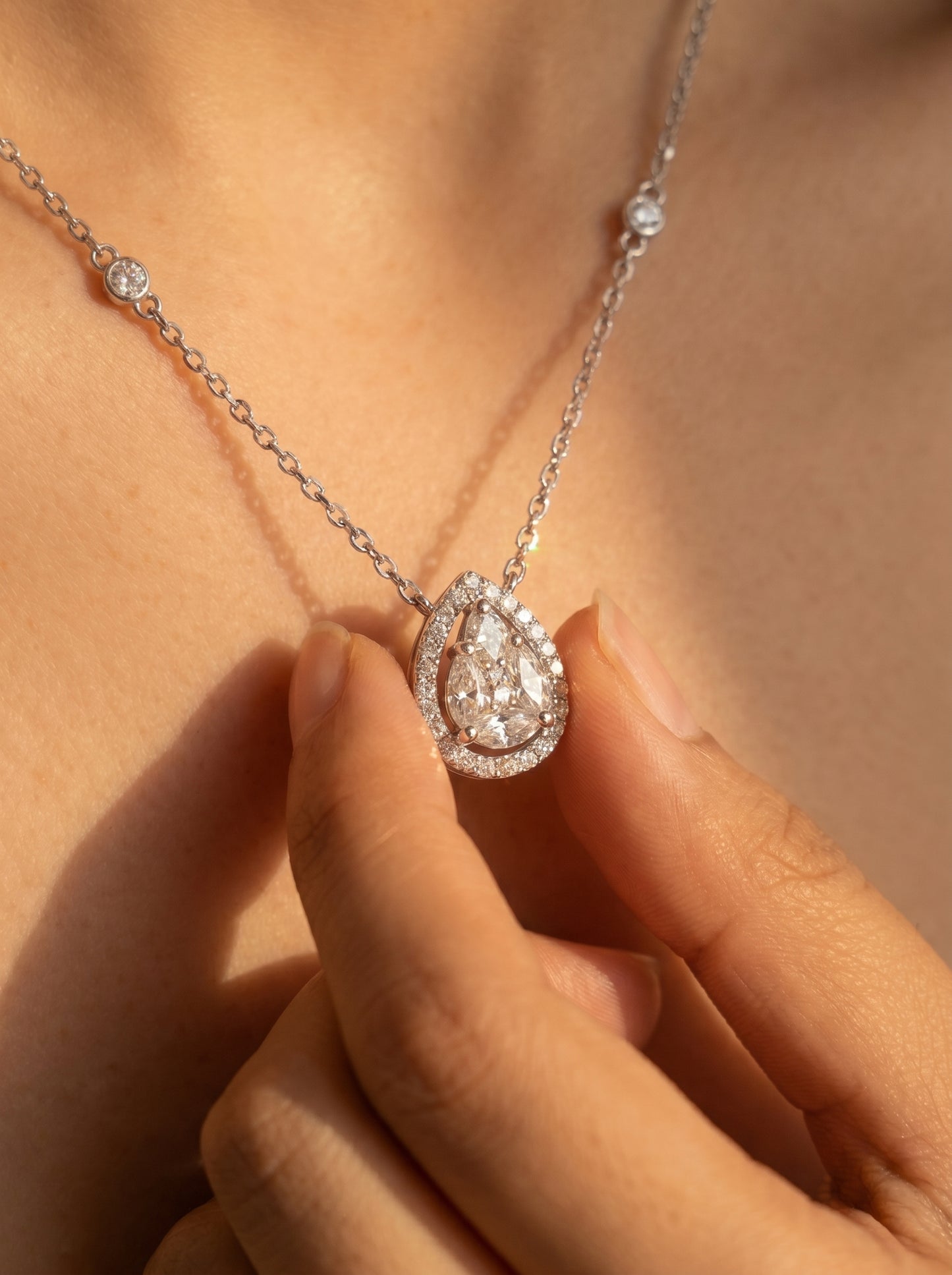 Swan Lake Silver Necklace