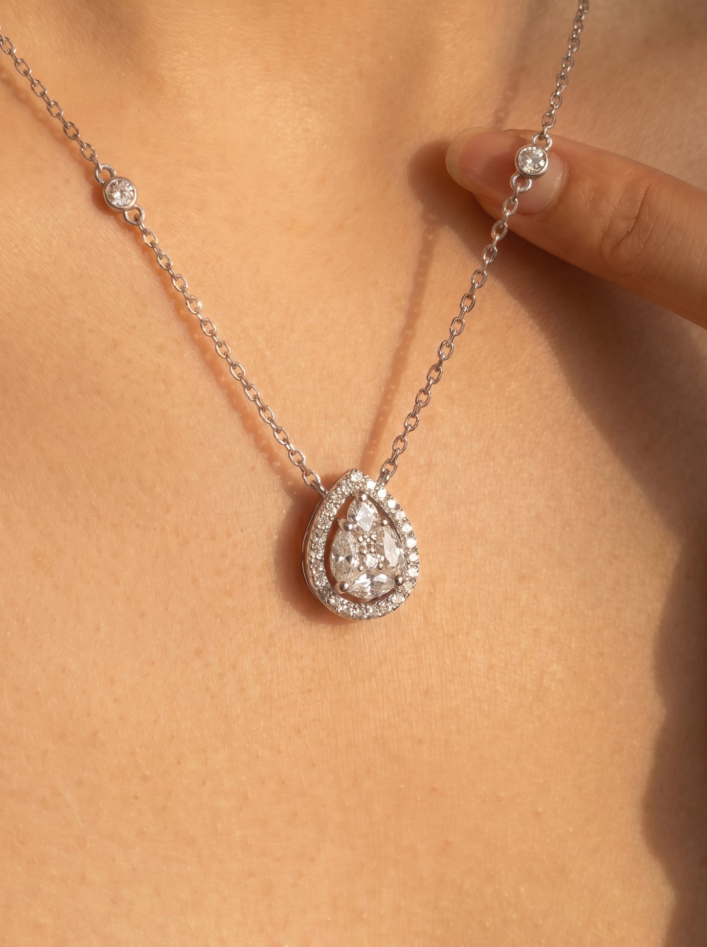 Swan Lake Silver Necklace