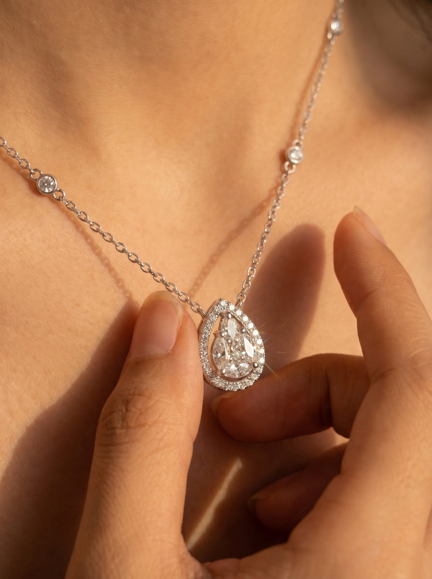 Swan Lake Silver Necklace
