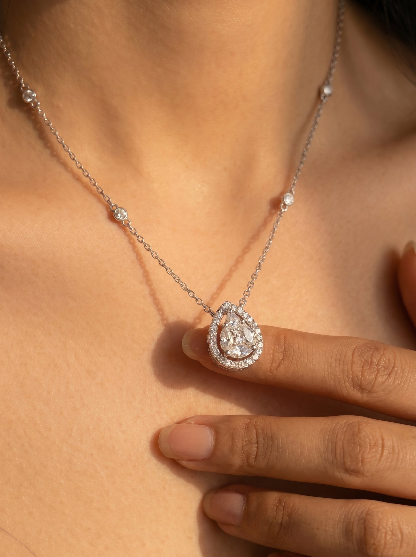 Swan Lake Silver Necklace