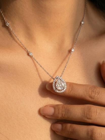 Swan Lake Silver Necklace