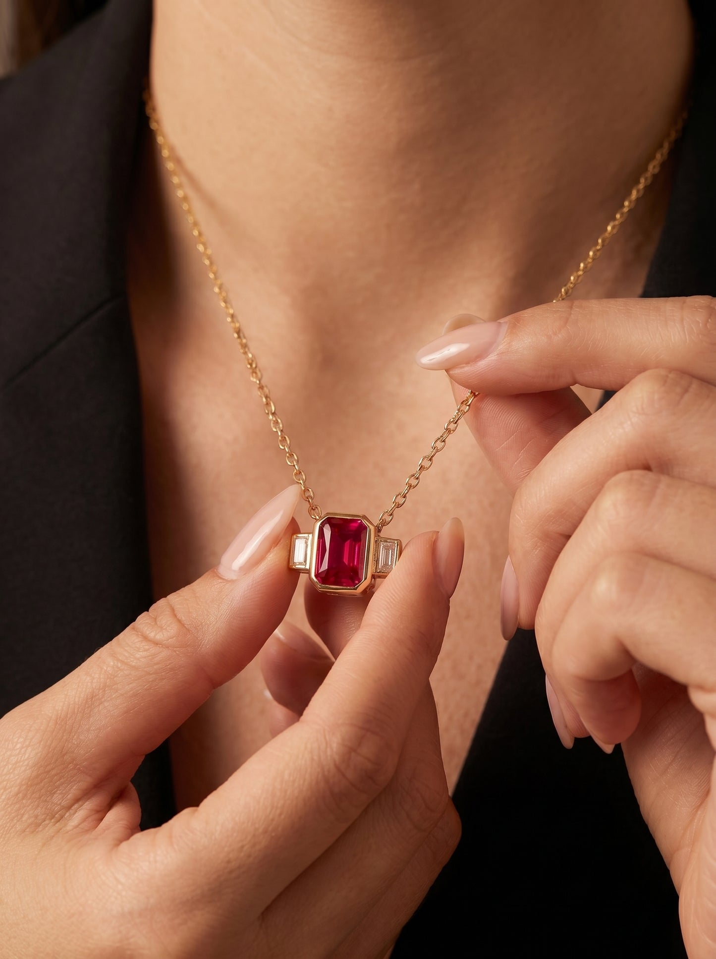 Ruby Essence Necklace