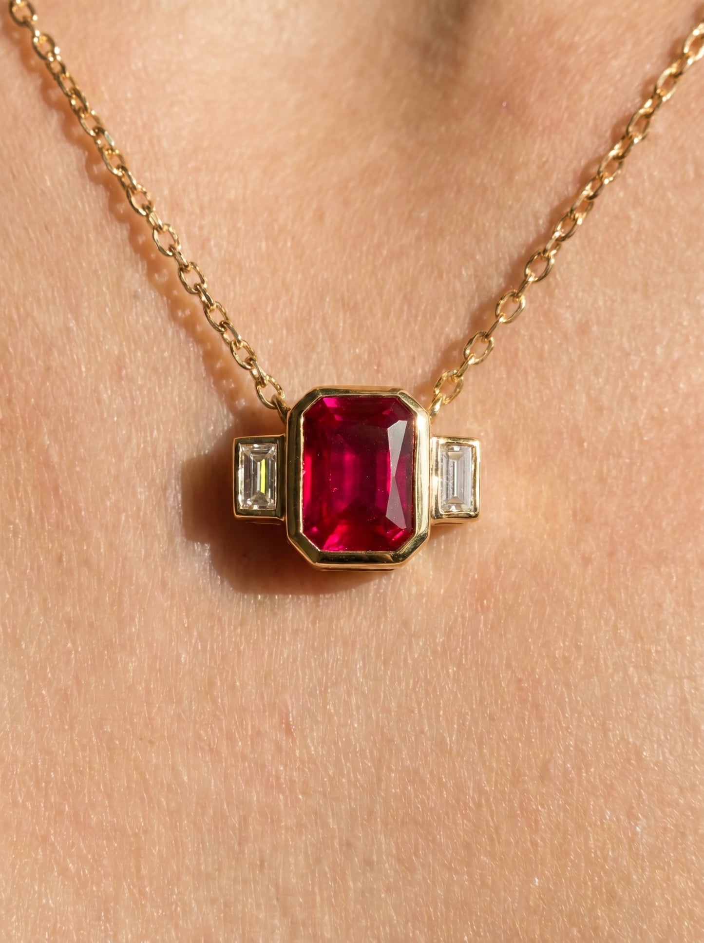 Ruby Essence Necklace