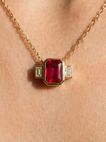 Ruby Essence Necklace