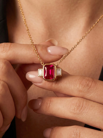 Ruby Essence Necklace