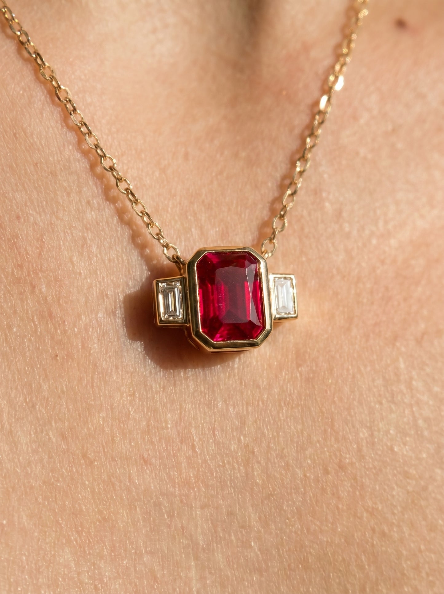 Ruby Essence Necklace