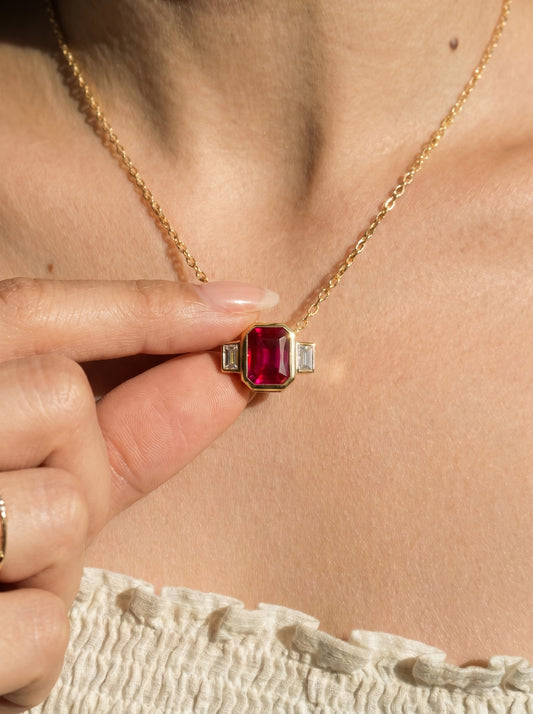 Ruby Essence Necklace