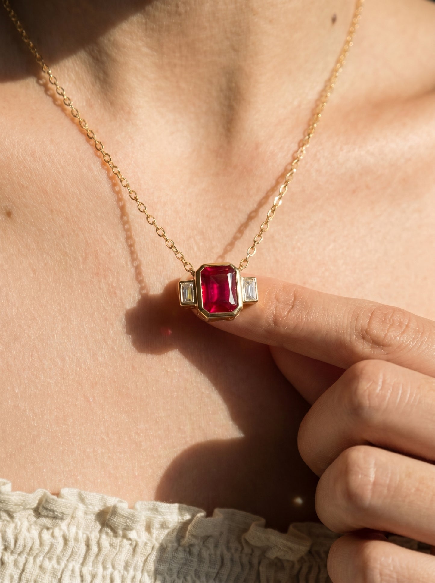 Ruby Essence Necklace