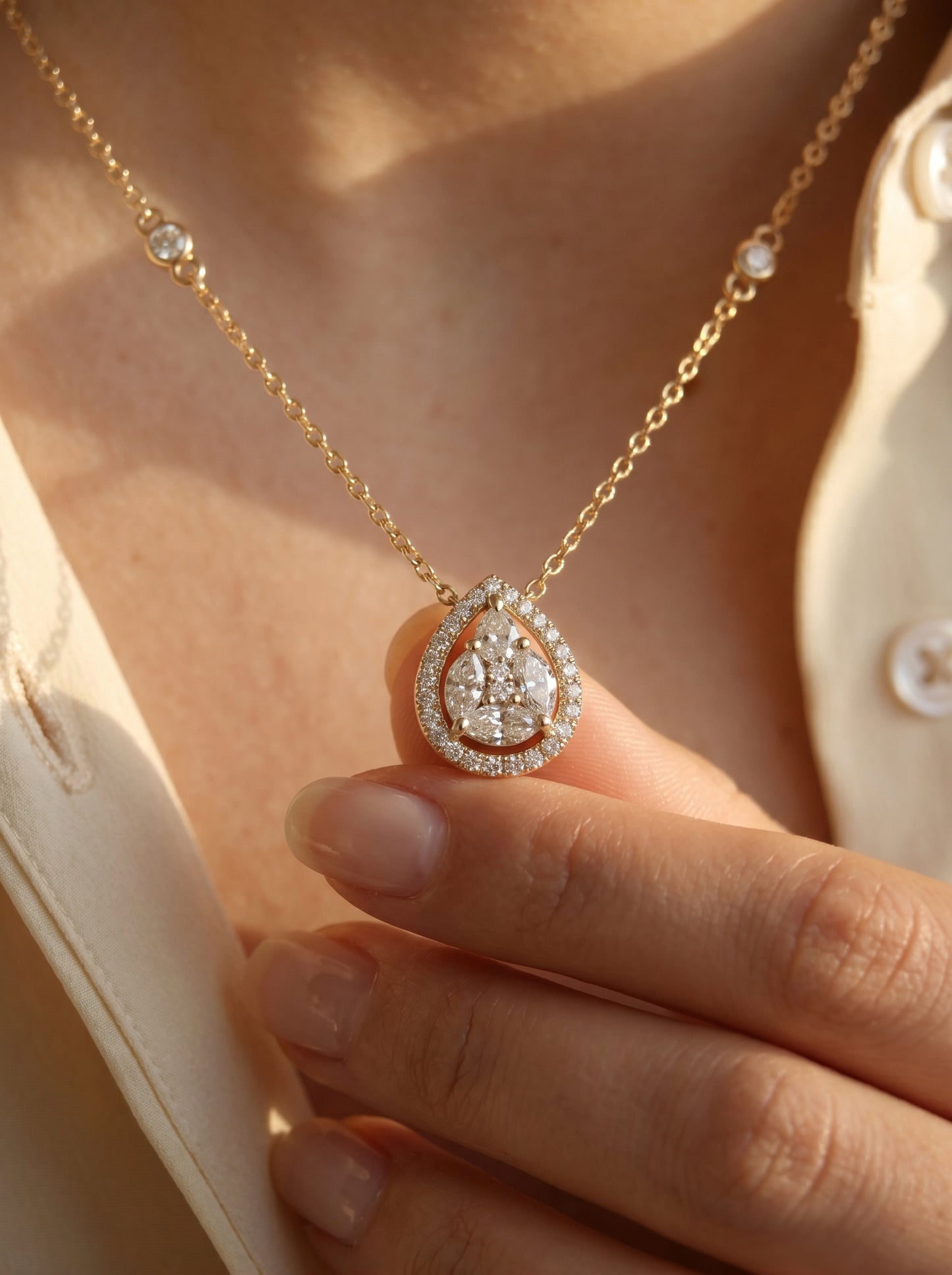 Swan Lake Gold Plated Necklace