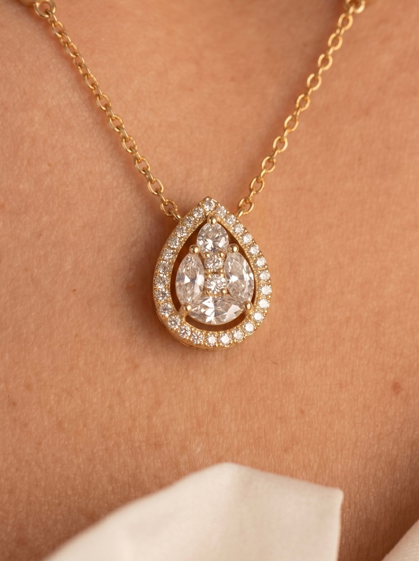 Swan Lake Gold Plated Necklace