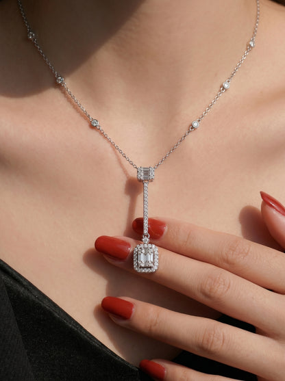 Falling Light Lariat Necklace
