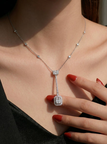 Falling Light Lariat Necklace