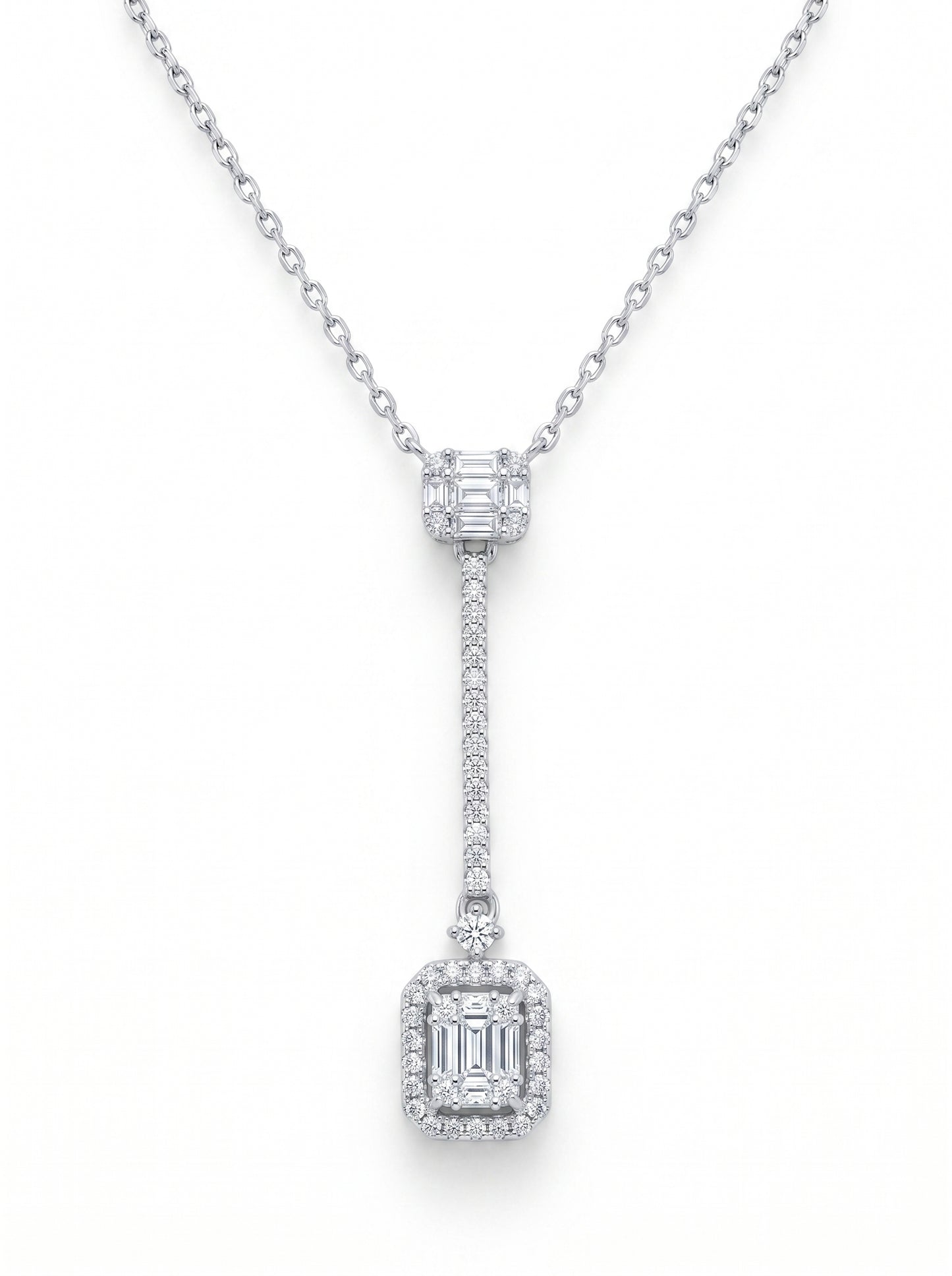 Falling Light Lariat Necklace